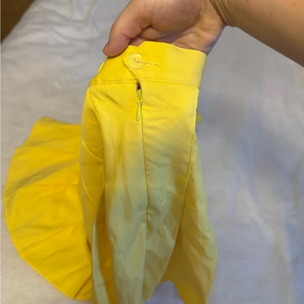 Women's Pleated Skirt, Elastic Waist Uniform Skirt - Picture 4 of 5